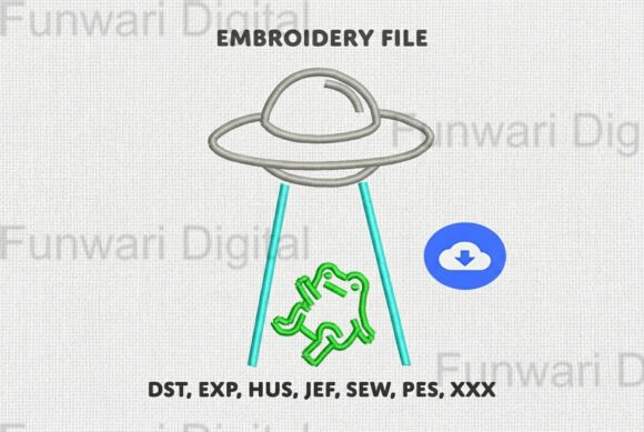 Alien Abduction UFO Frog Embroidery Review