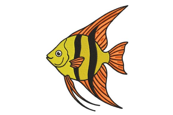 Angel Fish Embroidery Design Review for Gifts