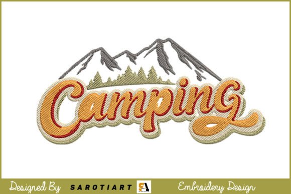 Camping Theme Embroidery Modern Design Review