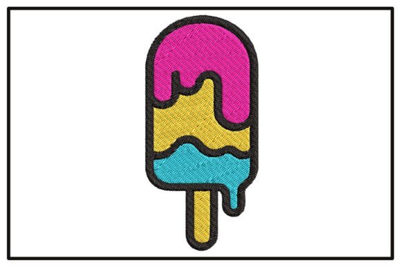 Colorful Popsicle Summer Embroidery Review