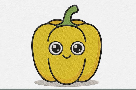 Cute Bell Pepper Embroidery Design Print Review