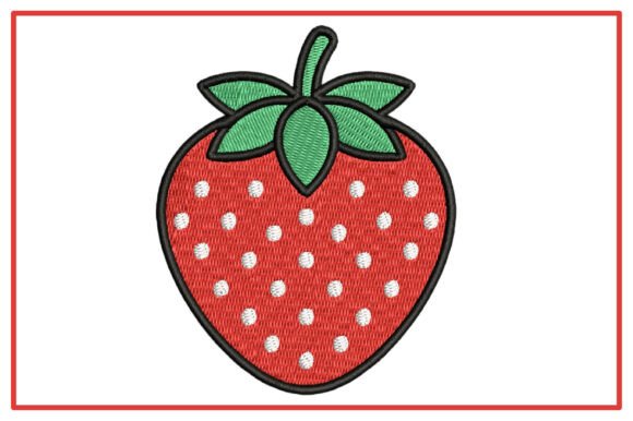 Cute Strawberry Embroidery Design Review