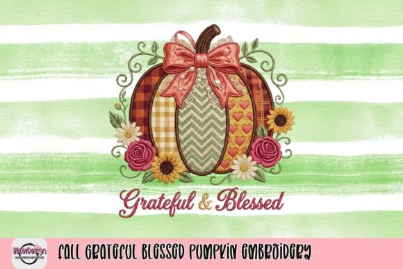 Fall Grateful Blessed Pumpkin Embroidery Review