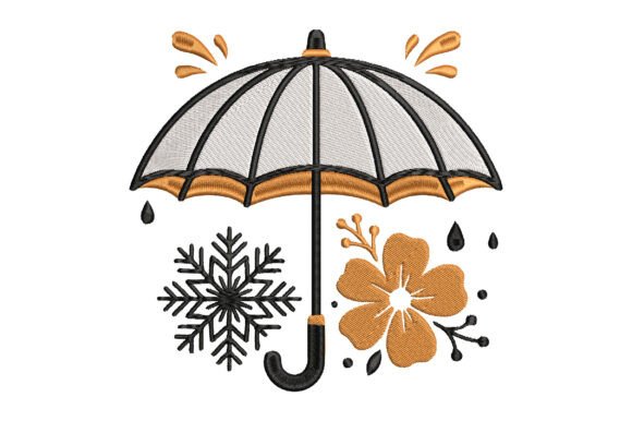 Floral Wreath Umbrella Embroidery Design Review