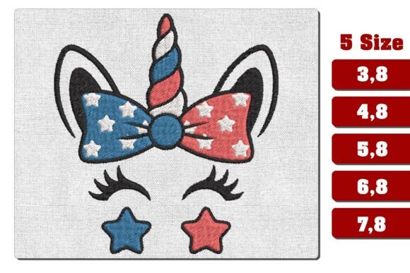Patriotic American Unicorn Embroidery Review