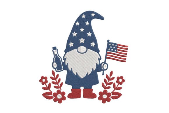 Patriotic Gnome Embroidery Design Review