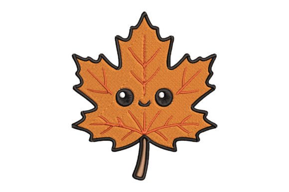 Reviewing the Orange Leaf Embroidery Design for Craft Fairs