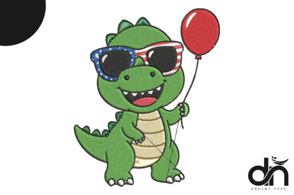 Reviewing the Patriotic Dino USA Sunglasses Embroidery