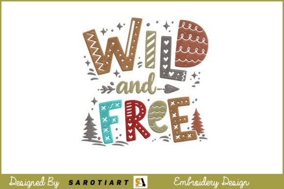 Wild and Free Camping Embroidery Review